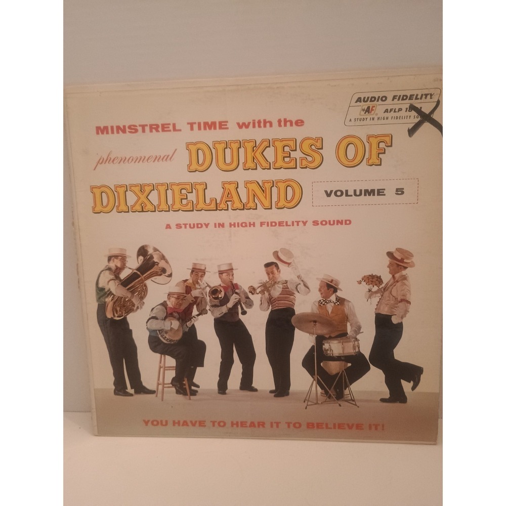 Minstrel Time with The Phenomenal Dukes of Dixieland LP Vinyl Record 33 RPM Jazz
